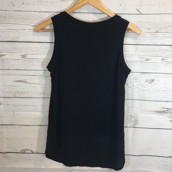 Apt 9 Sparkly Black Sleeveless Top XS - Picture 5 of 7
